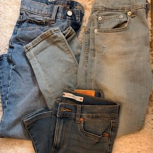 Stylish Blue Girls Jeans